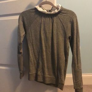J. Crew collared sweatshirt